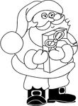 coloriage gratuit enfant Noel