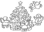 coloriage gratuit Noel