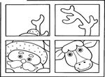 coloriage gratuit enfant Noel