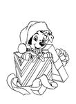 coloriage gratuit enfant Noel