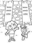 coloriage gratuit enfant Nouvel An