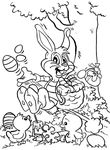 coloriage gratuit enfant Paques