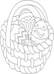 coloriage gratuit enfant Paques