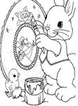 coloriage gratuit enfant Paques