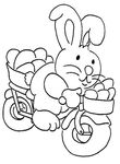 coloriage gratuit enfant Paques