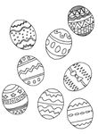 coloriage gratuit enfant Paques