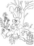 coloriage gratuit Paques