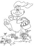 coloriage gratuit enfant Paques