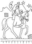 coloriage gratuit Saint Nicolas