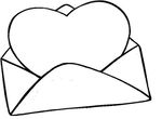 coloriage gratuit enfant St Valentin