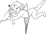 coloriage gratuit enfant St Valentin