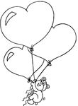 coloriage gratuit enfant St Valentin