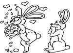 coloriage gratuit enfant St Valentin