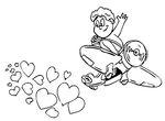 coloriage gratuit enfant St Valentin