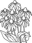 coloriage gratuit enfant Fleurs