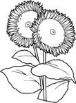 coloriage gratuit enfant Fleurs