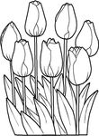 coloriage gratuit enfant Fleurs