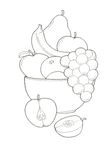 dessin gratuit Fruits Legumes