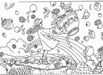 coloriage gratuit Fruits Legumes