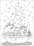 dessin gratuit Le bain