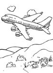 coloriage gratuit enfant Avions