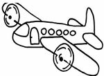 coloriage gratuit Avions