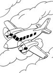 coloriage gratuit enfant Avions