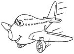 coloriage gratuit Avions