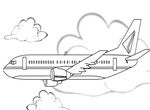 coloriage gratuit Avions