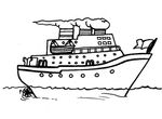 coloriage gratuit enfant Bateaux