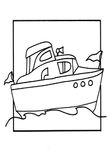 coloriage gratuit enfant Bateaux