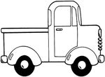 coloriage gratuit Camions