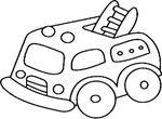 coloriage gratuit Camions