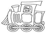 coloriage gratuit Trains