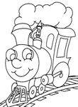 coloriage gratuit enfant Trains