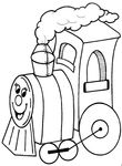 coloriage gratuit Trains