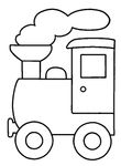 coloriage gratuit enfant Trains