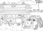 coloriage gratuit enfant Voitures