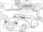 coloriage gratuit Voitures