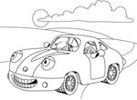 coloriage gratuit enfant Voitures