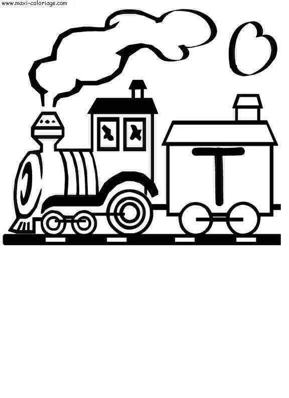 carte invitation Alphabet Trains
