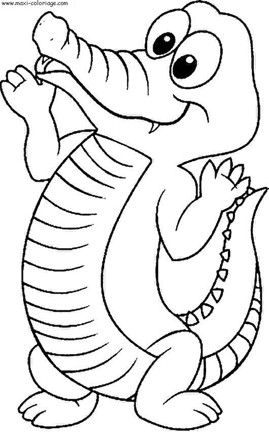 carte invitation Crocodiles