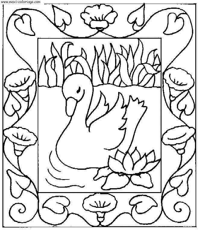 carte invitation Cygnes