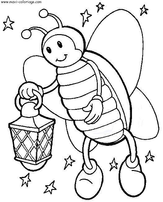 carte invitation Insectes