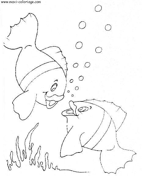 carte invitation Poissons