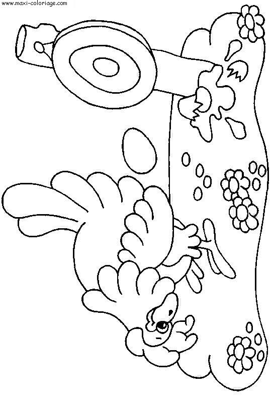 carte invitation Poules