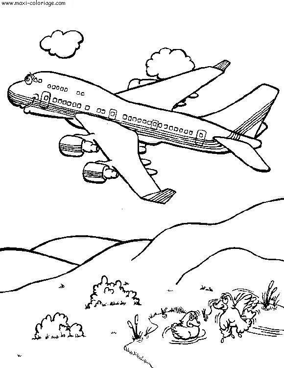 carte invitation Avions