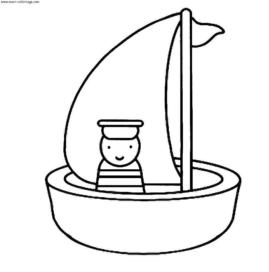 carte invitation Bateaux