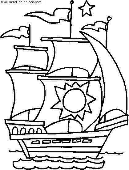 carte invitation Bateaux