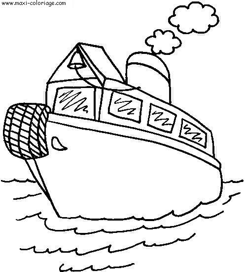 carte invitation Bateaux